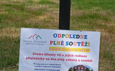 Odpoledne plné soutěží na vile Albert 2024